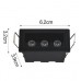 Χωνευτό Φωτιστικό Γραμμικό LED 9W 230V 720lm 15° CCT 6cm Μαύρο X00190B